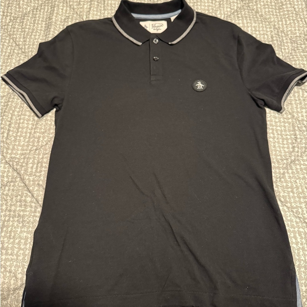 Original Penguin Men's Black Polo Shirt